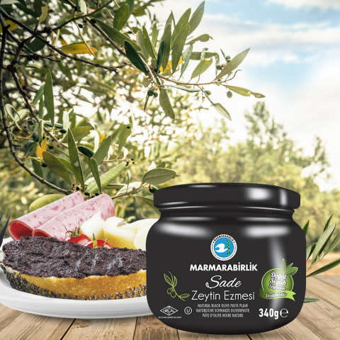 340 gr. Sade Zeytin Ezmesi Cam Kavanoz