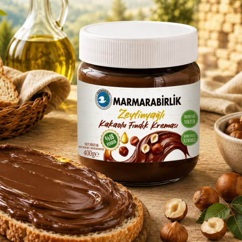 400 Gr Zetinyağlı Kakaolu Fındık Kreması